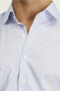 Kiğılı Long Sleeve slim Fit Narrow Kesim Printed Cotton Shirt - Image 6