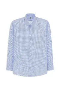 Kiğılı Long Sleeve slim Fit Narrow Kesim Printed Cotton Shirt - Image 7