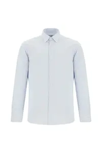 Kiğılı Long Sleeve Slim Fit Slim Fit Cotton Striped Classic Shirt - Image 6
