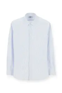Kiğılı Long Sleeve Slim Fit Slim Fit Classic Striped Cotton Shirt - Image 6