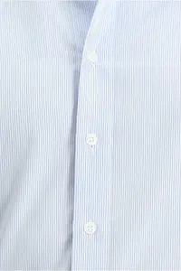 Kiğılı Long Sleeve Slim Fit Slim Fit Classic Striped Cotton Shirt - Image 5