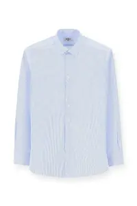 Kiğılı Long Sleeve Slim Fit Slim Fit Classic Striped Cotton Shirt - Image 6