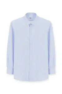 Kiğılı Long Sleeve Slim Fit Slim Fit Classic Plaid Cotton Shirt - Image 6