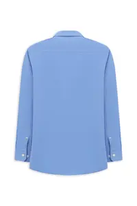 Kiğılı Long Sleeve Regular Fit Button Collar Cotton Easy-Iron Shirt - Image 2