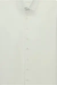 Kiğılı Long Sleeve Slim Fit Slim Fit Classic Patterned Cotton Shirt - Image 3