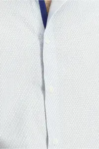 Kiğılı Long Sleeve Slim Fit Slim Fit Classic Patterned Cotton Shirt - Image 5