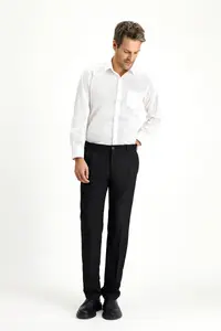 Kiğılı Long Sleeve Classical Patterned Non Iron Cotton Shirt - Image 2
