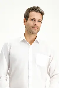 Kiğılı Long Sleeve Classical Patterned Non Iron Cotton Shirt - Image 3