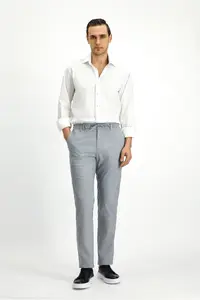 Kiğılı Long Sleeve Classical Patterned Cotton Shirt - Image 2