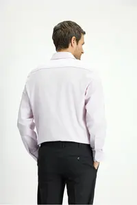 Kiğılı Long Sleeve Classical Patterned Cotton Shirt - Image 4