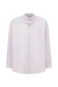Kiğılı Long Sleeve Classical Patterned Cotton Shirt - Image 6
