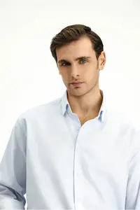 Kiğılı Long Sleeve Classical Patterned Cotton Shirt