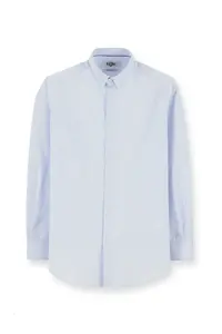 Kiğılı Long Sleeve Regular Fit Non Iron Dobby Cotton Shirt - Image 6
