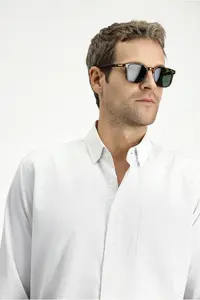 Kiğılı Long Sleeve Classic Patterned Cotton Easy-Iron Shirt - Image 2