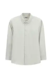 Kiğılı Long Sleeve Classic Patterned Cotton Easy-Iron Shirt - Image 6
