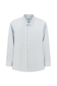 Kiğılı Long Sleeve Classic Patterned Cotton Easy-Iron Shirt - Image 7