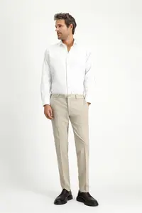 Kiğılı Long Sleeve Classic Nano Care Water Repellent Stain Resistant 4 Season Cotton Shirt - Image 2