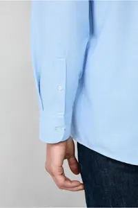 Kiğılı Long Sleeve Regular Fit Button Collar Cotton Easy-Iron Oxford 4 Season Shirt - Image 5