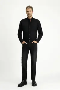 Kiğılı Long Sleeve Slim Fit Slim Fit Cotton 4 Season Oxford Shirt - Image 2
