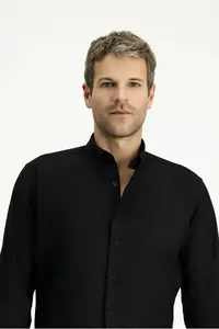 Kiğılı Long Sleeve Slim Fit Slim Fit Cotton 4 Season Oxford Shirt - Image 3