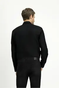 Kiğılı Long Sleeve Slim Fit Slim Fit Cotton 4 Season Oxford Shirt - Image 4