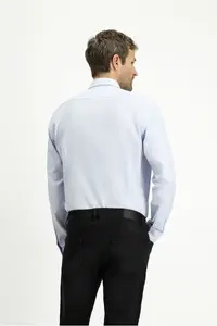 Kiğılı Long Sleeve Slim Fit Slim Fit Cotton 4 Season Oxford Shirt - Image 4