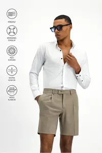 Kiğılı Techno-Line Long Sleeve Slim Fit Slim Fit Lycra Shirt