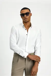 Kiğılı Techno-Line Long Sleeve Slim Fit Slim Fit Lycra Shirt - Image 4