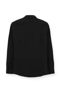 Kiğılı Long Sleeve Slim Fit Button Collar Cotton Easy-Iron Oxford Shirt for 4 Seasons - Image 7
