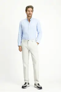 Kiğılı Long Sleeve Slim Fit Button Collar Cotton Easy-Iron Oxford Shirt for 4 Seasons - Image 2