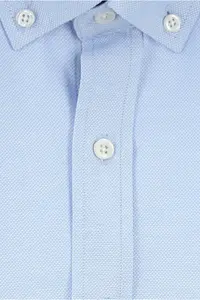 Kiğılı Long Sleeve Slim Fit Button Collar Cotton Easy-Iron Oxford Shirt for 4 Seasons - Image 7