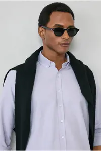 Kiğılı Long Sleeve Slim Fit Button Collar Cotton Easy-Iron Oxford Shirt for 4 Seasons - Image 2