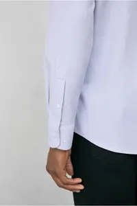 Kiğılı Long Sleeve Slim Fit Button Collar Cotton Easy-Iron Oxford Shirt for 4 Seasons - Image 6