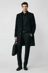 Kiğılı Long Sleeve Slim Fit Classic Collar Cotton Easy-Iron Oxford 4 Season Shirt - Image 7