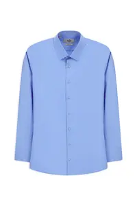 Kiğılı Long Sleeve Slim Fit Narrow Cut Classic Nano Care Water Repellent Stain Resistant 4 Seasons Cotton Shirt