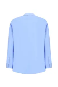 Kiğılı Long Sleeve Slim Fit Narrow Cut Classic Nano Care Water Repellent Stain Resistant 4 Seasons Cotton Shirt - Image 2