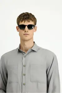 Kiğılı Long Sleeve Oversized Modal Blend Shirt - Image 3