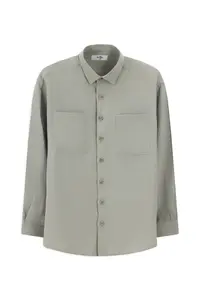 Kiğılı Long Sleeve Oversized Modal Blend Shirt - Image 6
