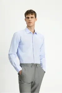 Kiğılı Long Sleeve Kasik Striped Cotton Shirt - Image 4