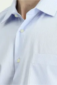 Kiğılı Long Sleeve Kasik Striped Cotton Shirt - Image 7