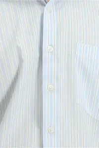 Kiğılı Long Sleeve Kasik Striped Cotton Shirt - Image 5