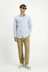 Kiğılı Long Sleeve Regular Fit Cotton Plaid Shirt - Image 2