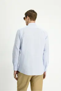Kiğılı Long Sleeve Regular Fit Cotton Plaid Shirt - Image 4