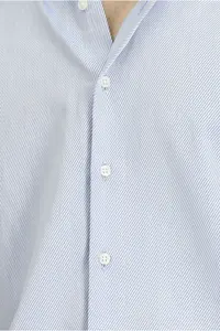 Kiğılı Long Sleeve Slim Fit Slim Fit Classic Patterned Cotton Shirt - Image 6