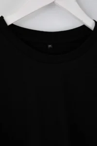Trendyol Curve Black-White 2 Sets Package 100% single jersey Oversized/Wide Cut Knitting T-Shirt - Image 7