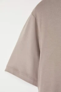 Trendyol Curve Stone Regular Fit V-neck Plus Size T-Shirt - Image 7