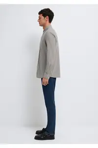 Mavi Men's -91582 Striped Shirt Morel s on the background White - Image 4