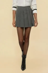 Hiccup pleated Mini Skirt - Image 2