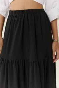 Hiccup High Waist slit Maxi Skirt - Image 4