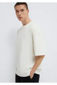 Mavi Men's -71610 Short Sleeve Logo T-Shirt Mystic Powder Green Green - Image 2
